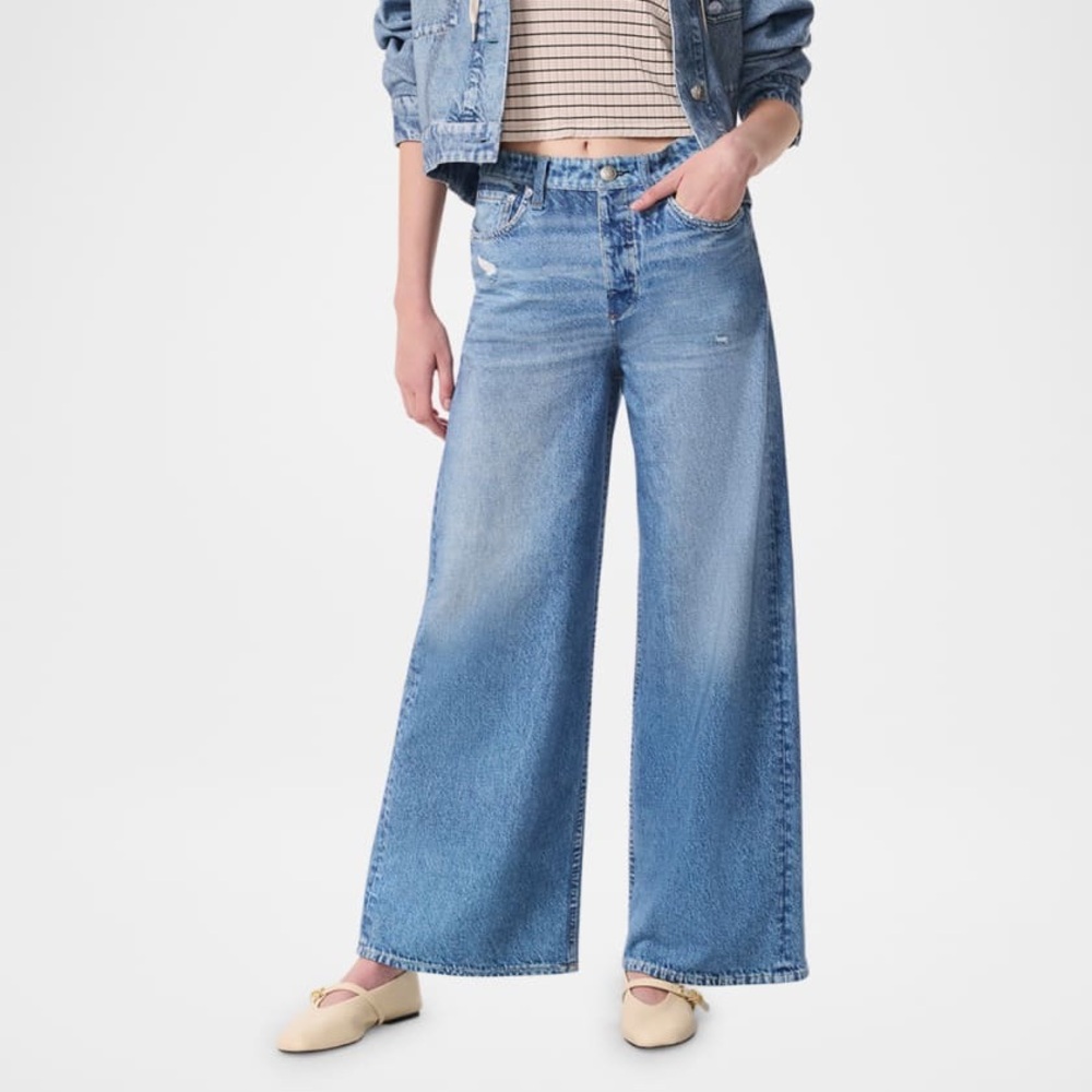 Rag & Bone rb Miramar Sofie Cotton-Terry Jeans